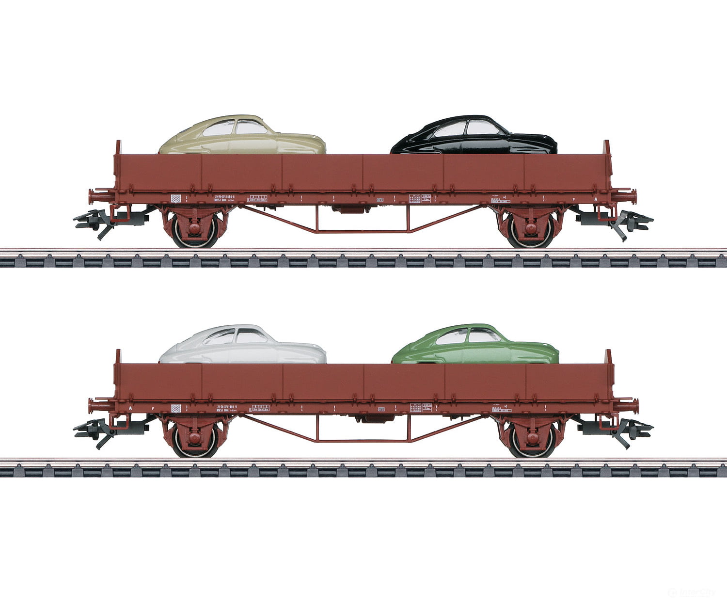 Marklin 45084 SJ "Saab 92" Stake Car Set - Default Title (IC-MARK-45084)