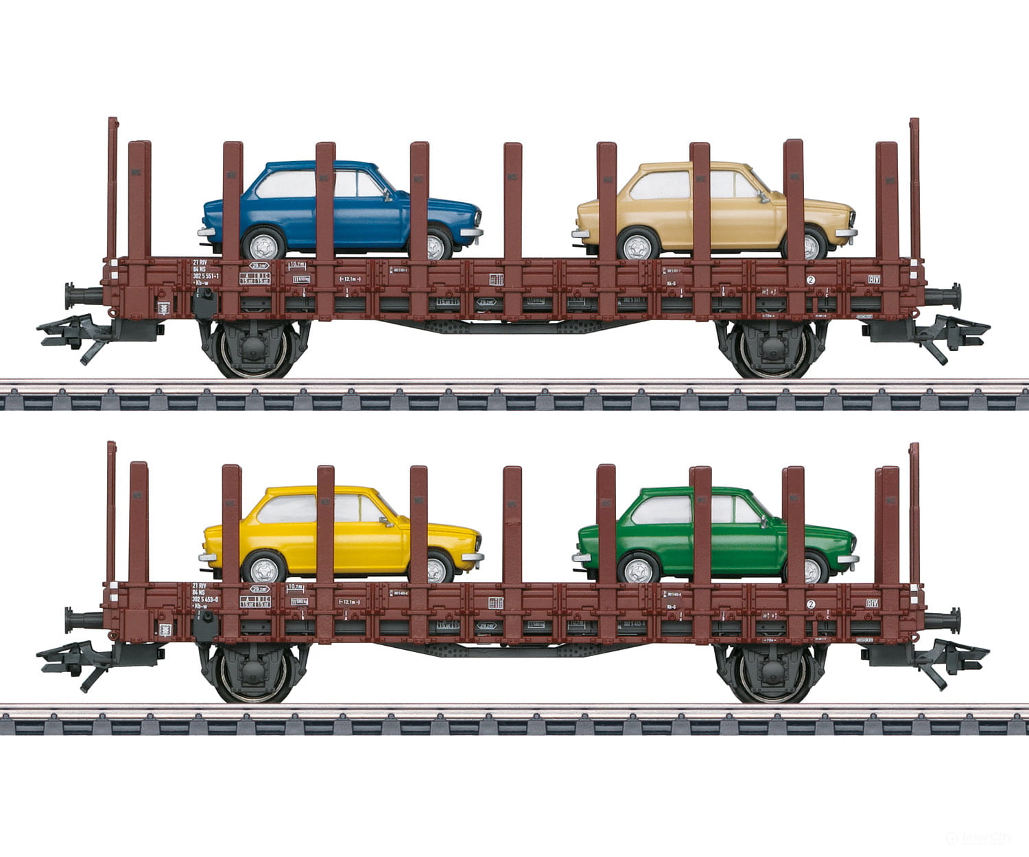 Marklin 46404 NS "DAF 66" Flat Car Set - Default Title (IC-MARK-46404)