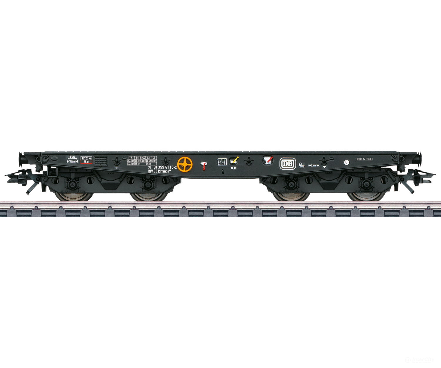 Marklin 48757 DB Type Rlmmps 650 Heavy-Duty Flat Car - Default Title (IC-MARK-48757)