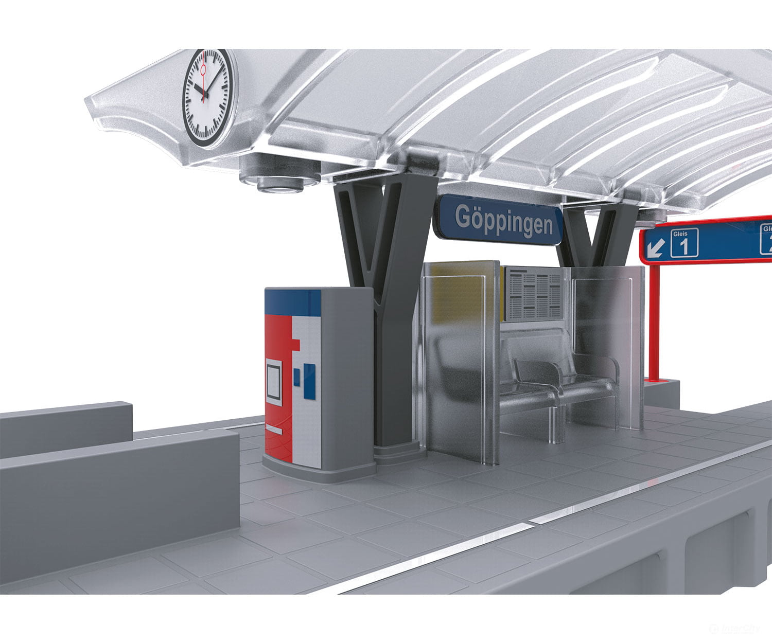 Marklin 72213 Marklin my world - Station Platform with Light - Default Title (IC-MARK-72213)