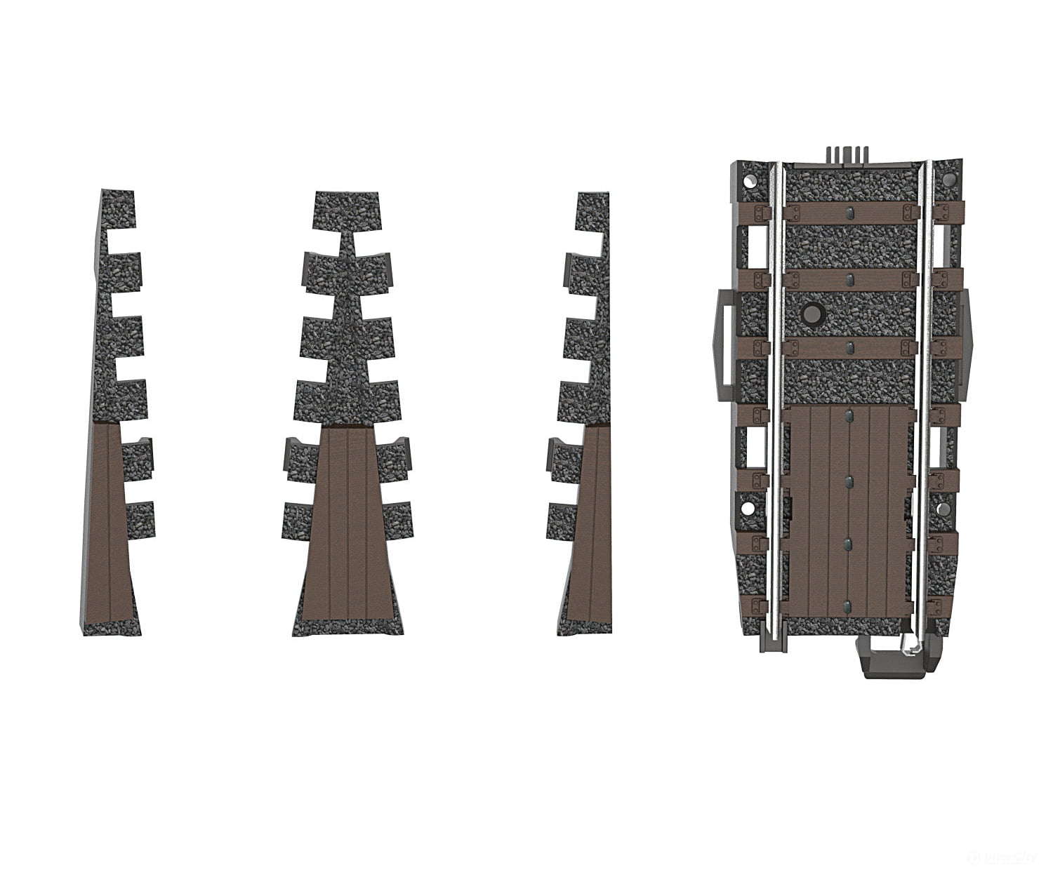 Marklin 74871 Expansion Set for the 74861 or 74862 Turntable - Default Title (IC-MARK-74871)