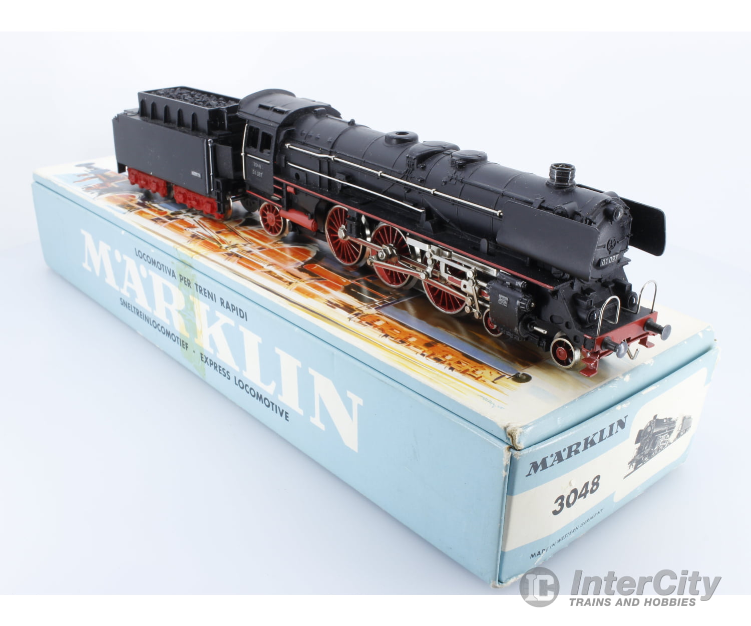 Marklin Ho Db Br Class 01 Steam Locomotive Analog Black European Locomotives