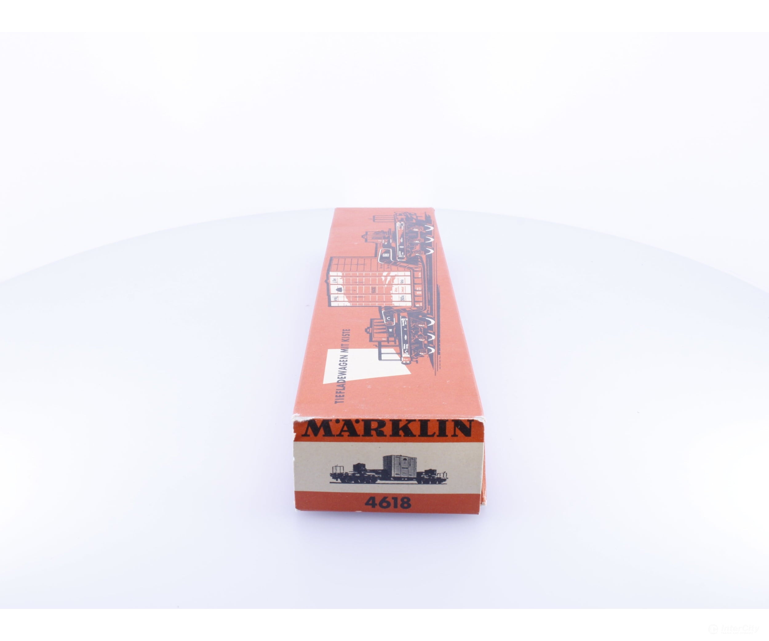 Marklin HO DB Well Wagon with Case Like New - European Freight Cars