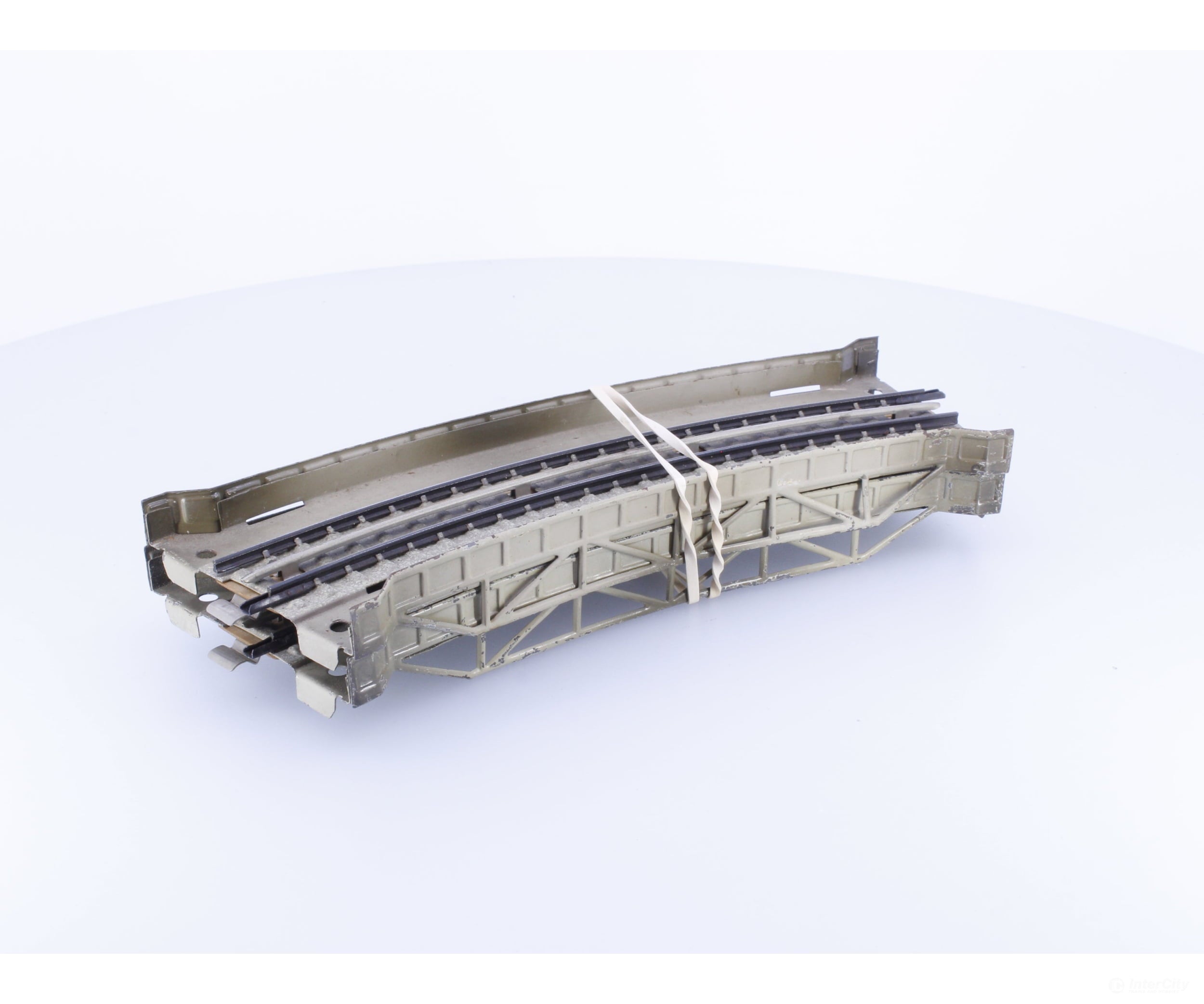 Marklin MBC HO 2 Pieces of Curved Metal Bridges with Solid Center Track - Tunnels & Bridges