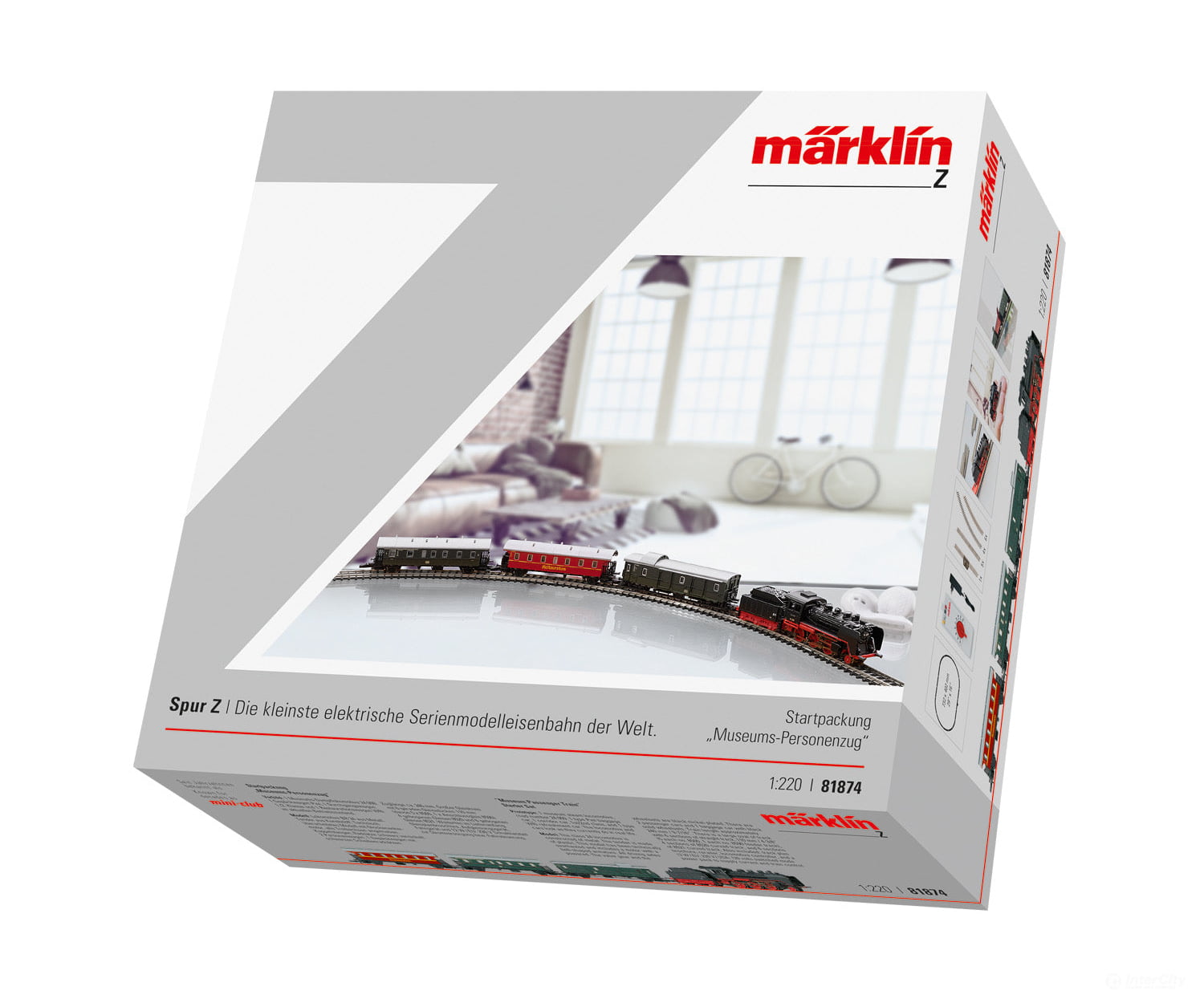 Marklin 81874 Museum Passenger Train Starter Set with a Class 24 Steam Locomotive - Default Title (IC-MARK-81874)