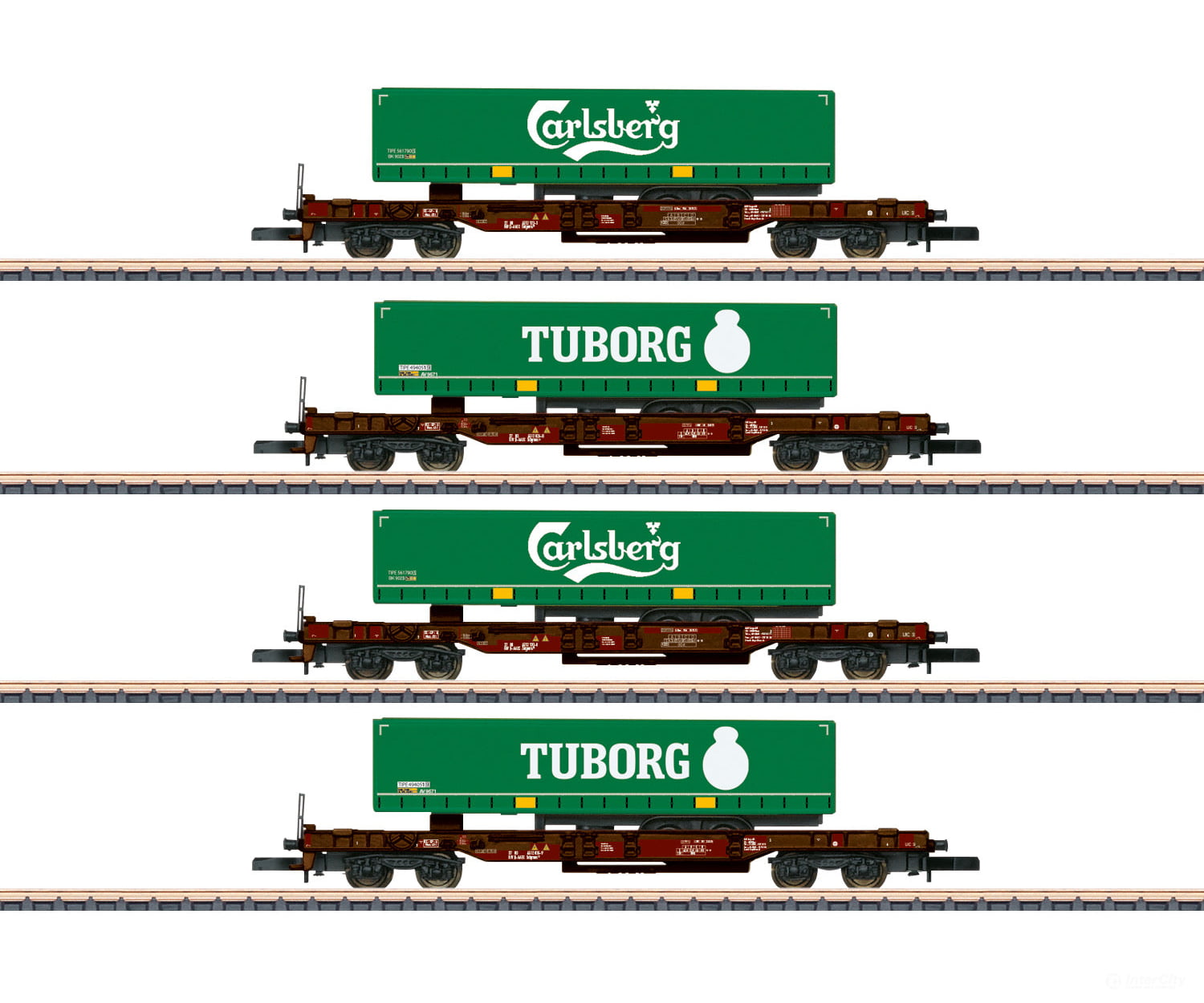 Marklin 82290 Deep-Well Flat Car Set - Default Title (IC-MARK-82290)