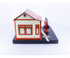 Marx CGATE 1420 O Twin Buildings with Motorized Crossing Gates - Structures