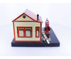Marx CGATE 1420 O Twin Buildings with Motorized Crossing Gates - Structures
