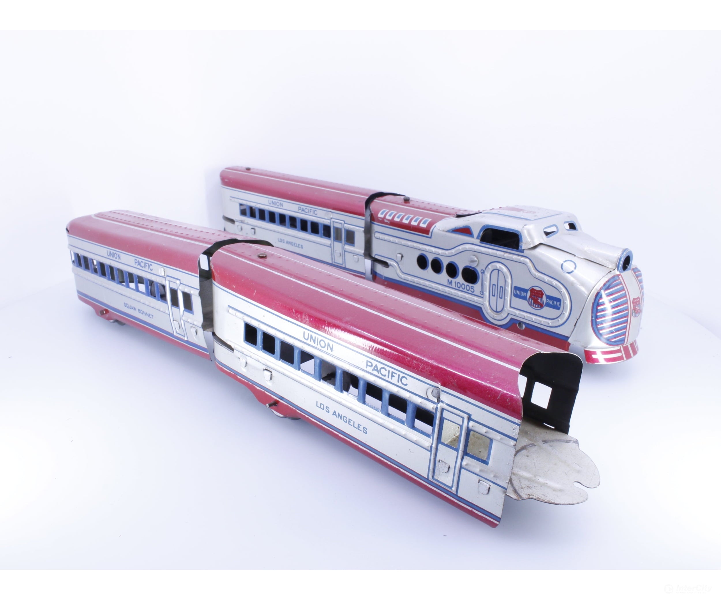 Marx M10005 O 4 Piece Vintage Tin Plate Union Pacific M10005 Train Union Pacific (UP) M 10005 Analog DC - Locomotives