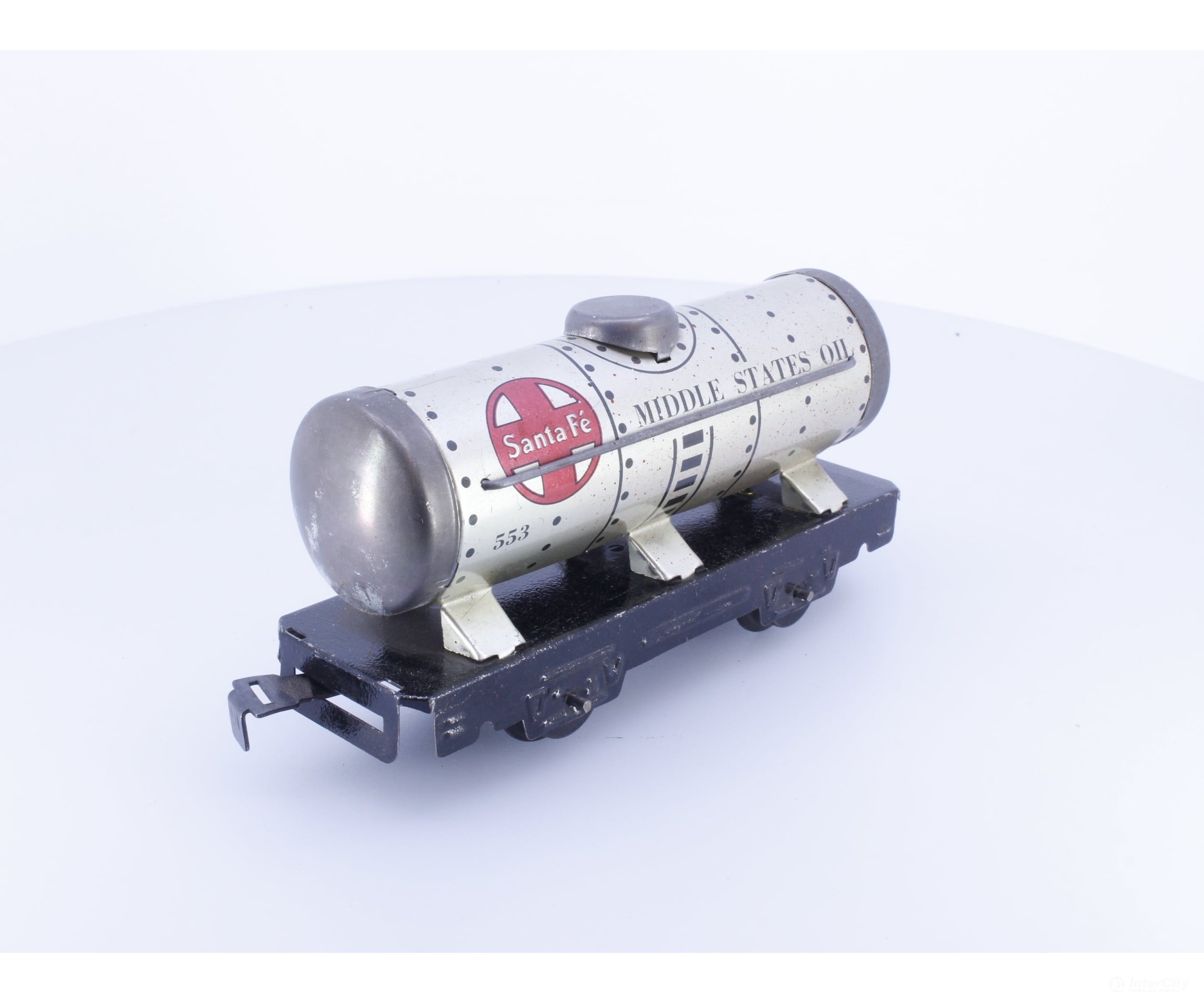 Marx SF553 O Middle States Tank Car Santa Fe (SF) 553 - Freight Cars