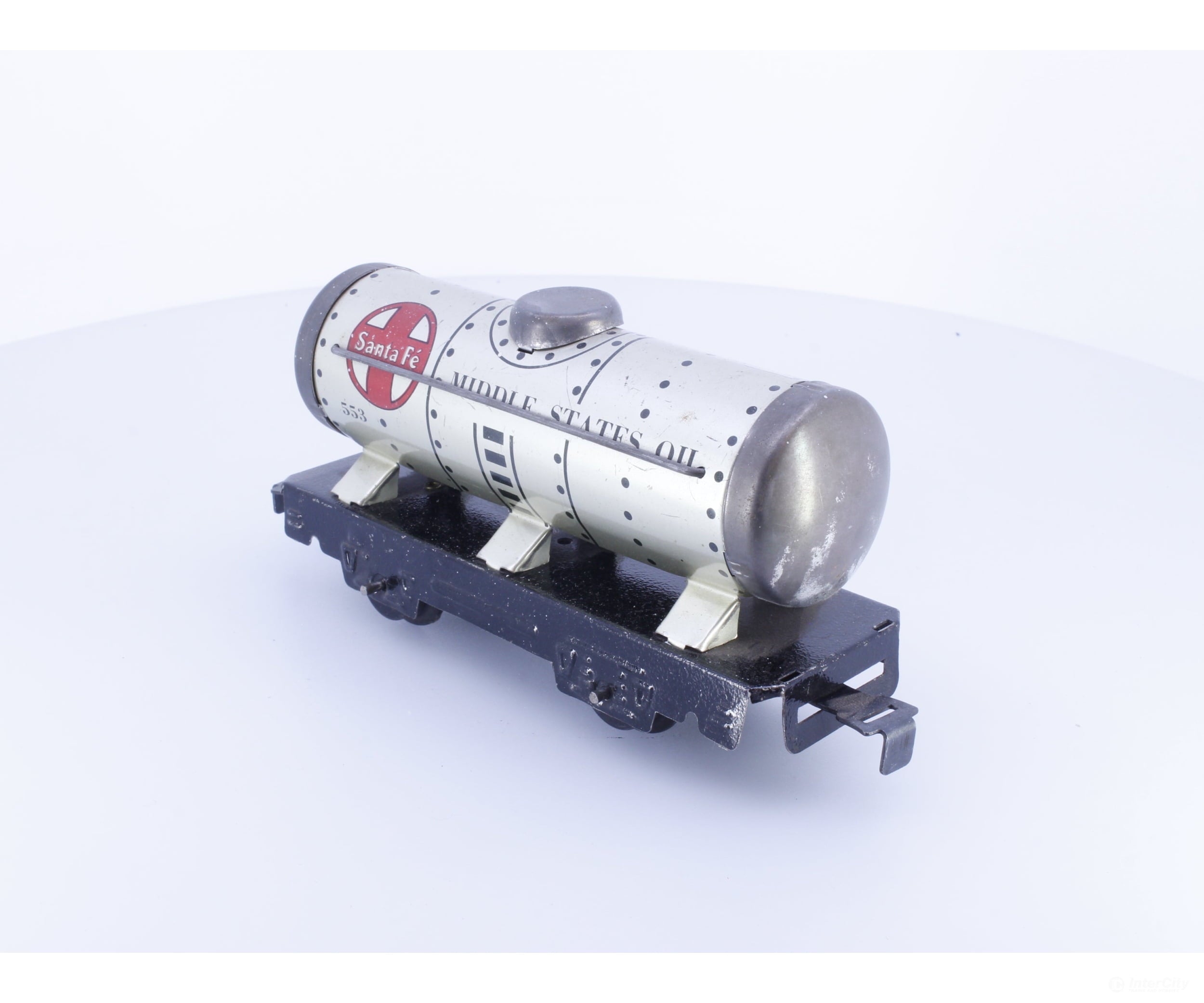 Marx SF553 O Middle States Tank Car Santa Fe (SF) 553 - Freight Cars