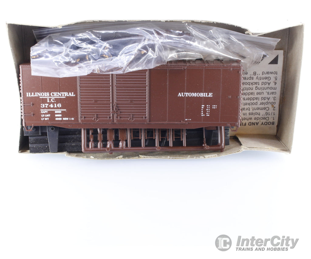 Mckean 313 HO 40’ Double Door Box Car Illinois Central (IC) 37416 (#1) Freight Cars