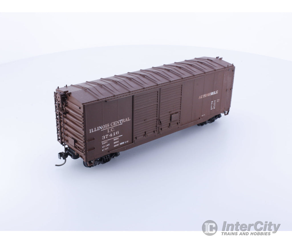 Mckean 313 HO 40’ Double Door Box Car Illinois Central (IC) 37416 Freight Cars