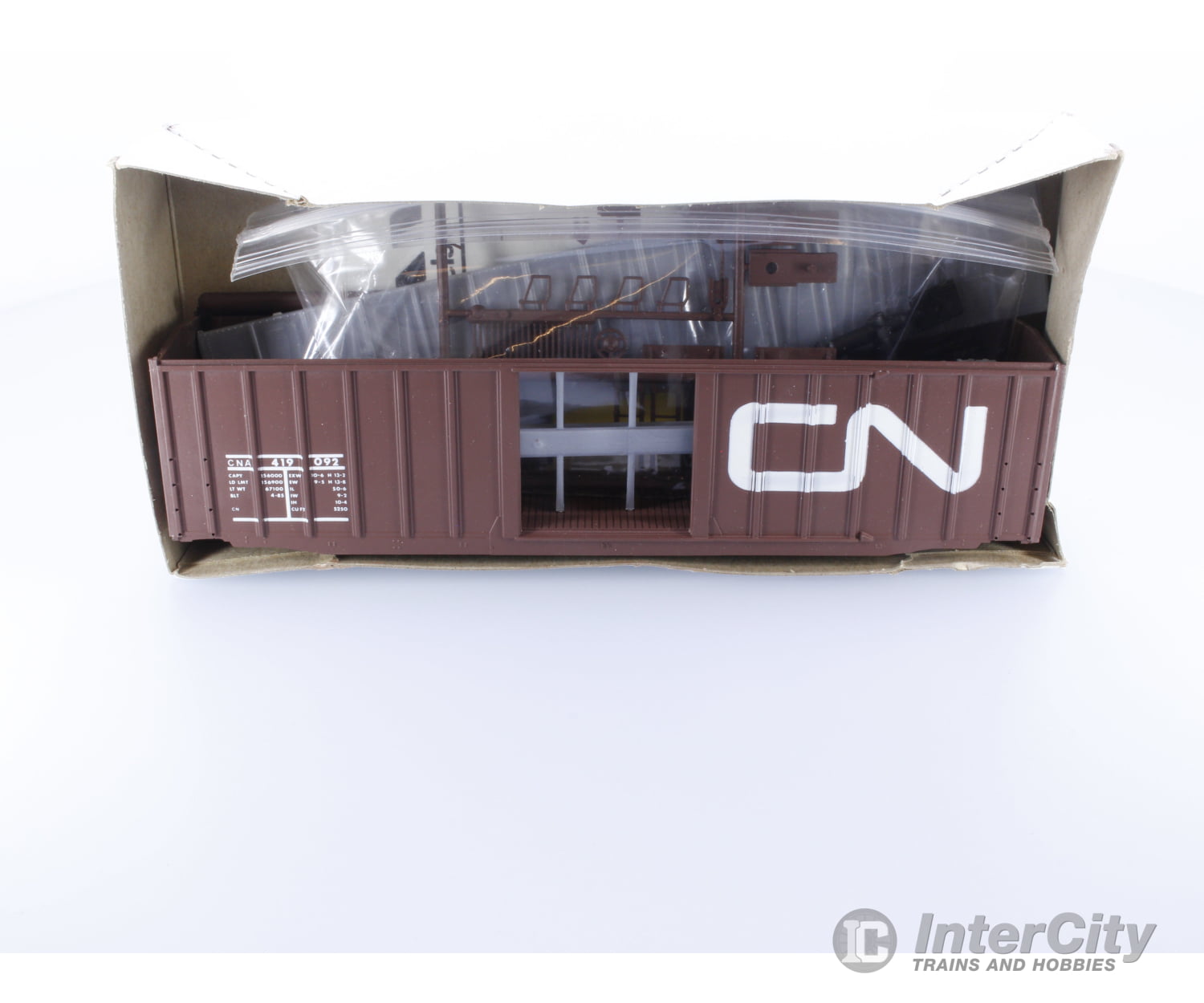 Mckean 457-905 HO 50’ OS BR OBX Car Canadian National (CN) 419092 Freight Cars