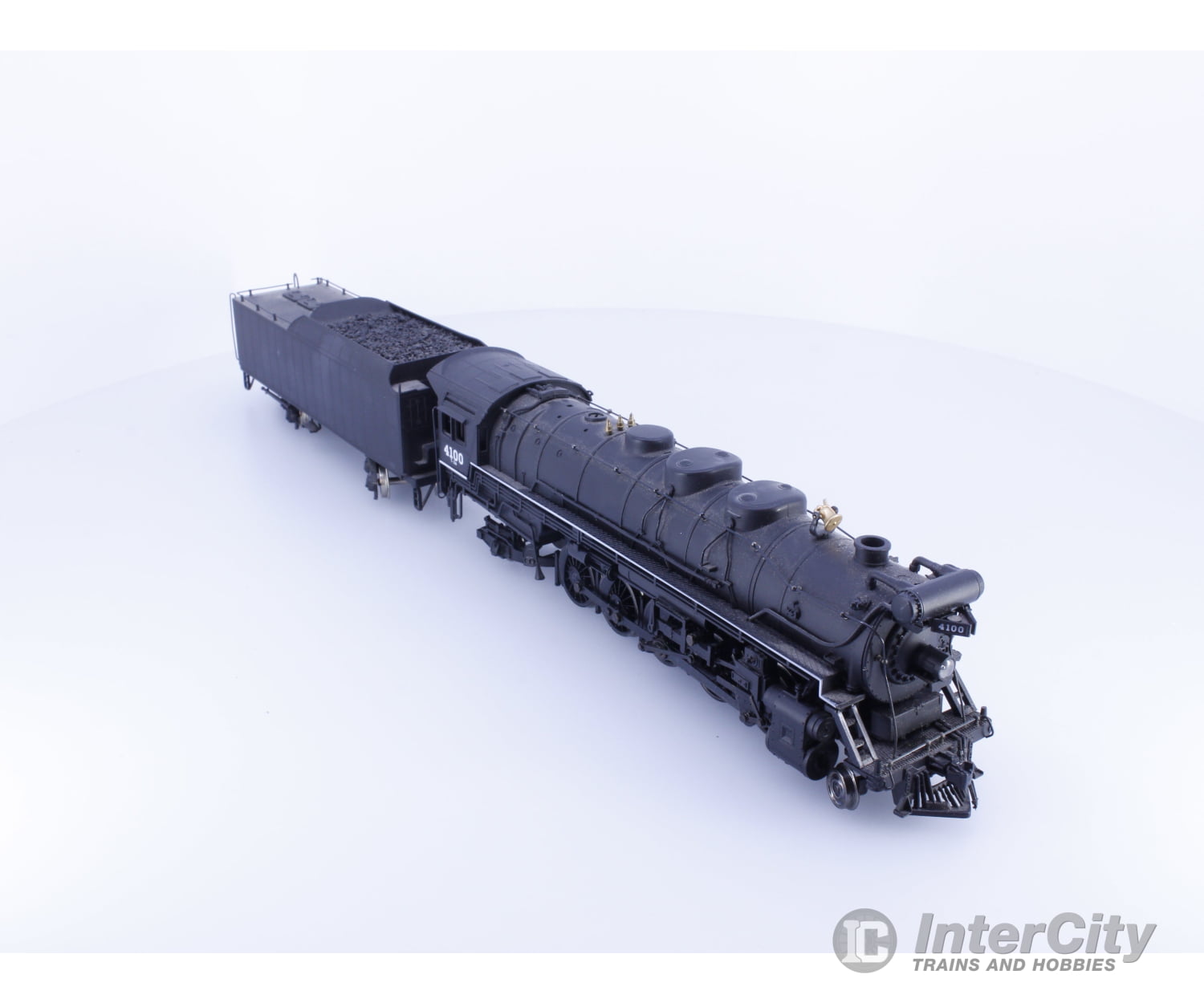 Mehano 4100 HO 4100 Class 2-10-2 Steam Locomotive with Brass Tender 4100 Analog DC Locomotives