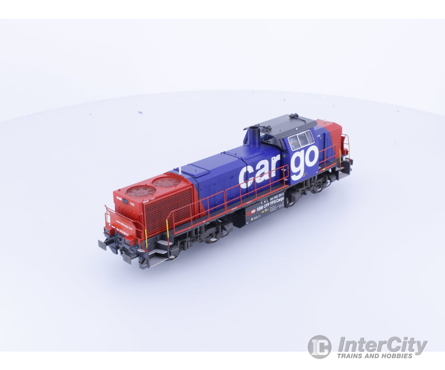 Mehano 55310 HO SBB-CFF-FFS Am 843 G 1700 Cargo Diesel Locomotive 091-0 DCC European Locomotives