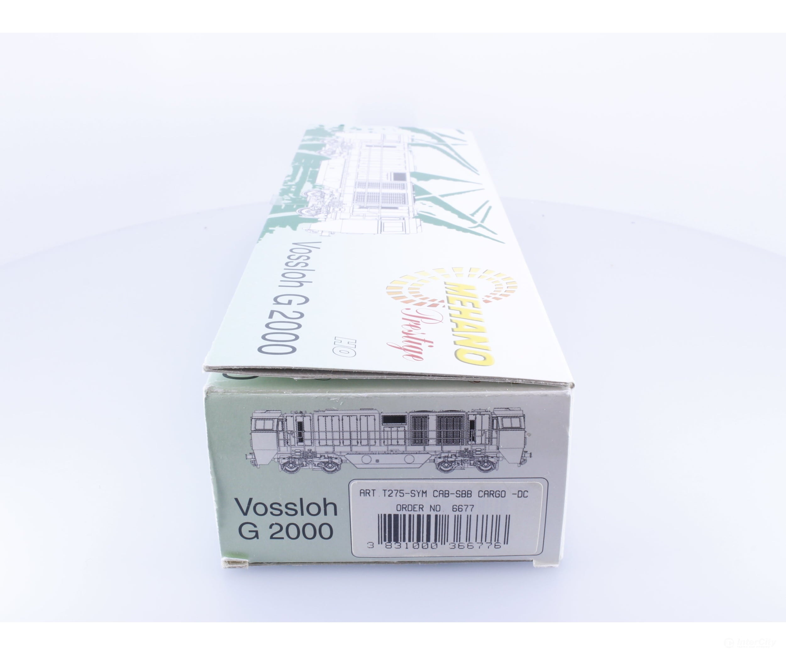 Mehano 6677 HO SBB-CFF-FFS T275-Sym Cab Vossloh G 2000 Diesel Locomotive 003-8 DCC European Locomotives