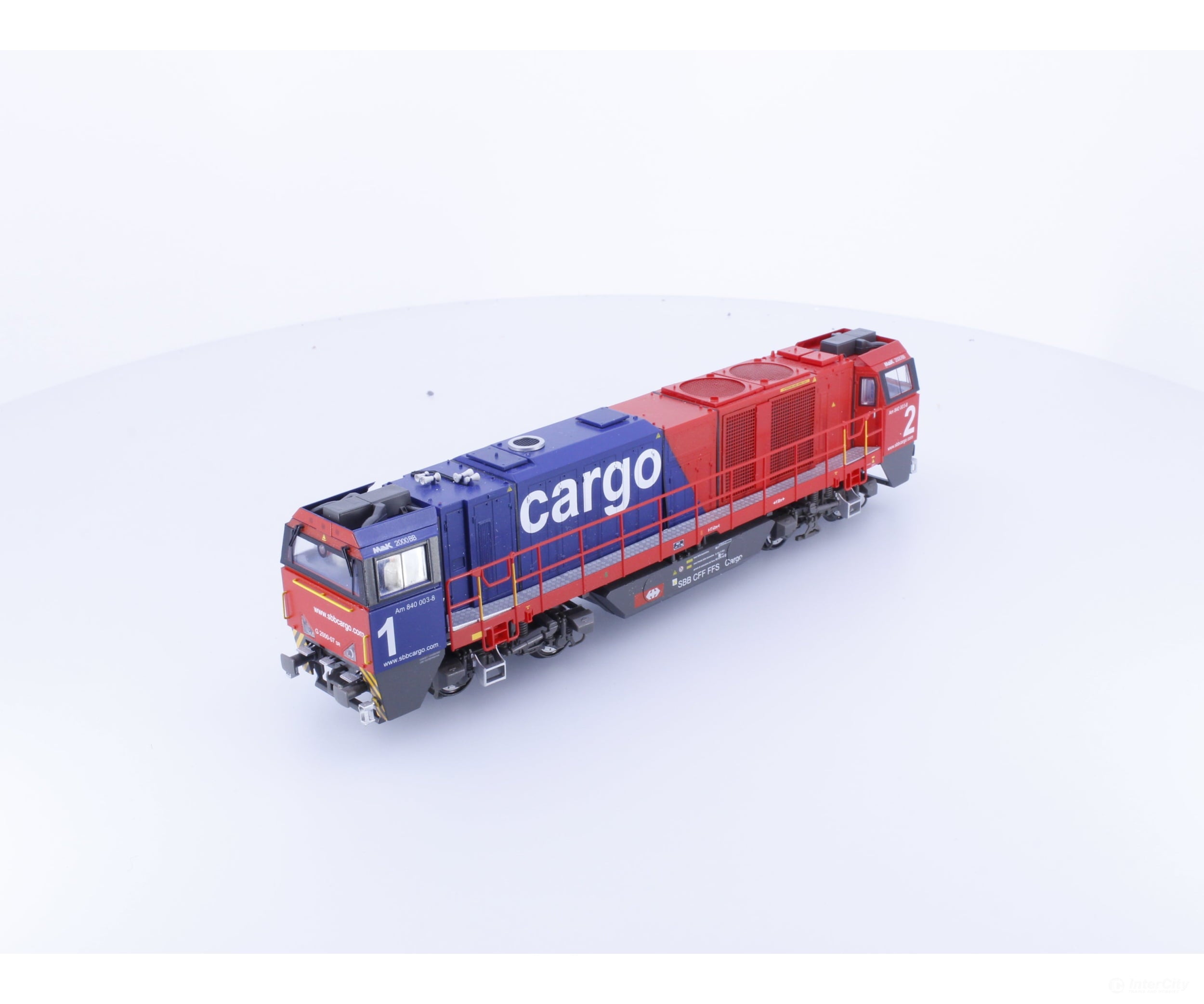 Mehano 6677 HO SBB-CFF-FFS T275-Sym Cab Vossloh G 2000 Diesel Locomotive 003-8 DCC European Locomotives