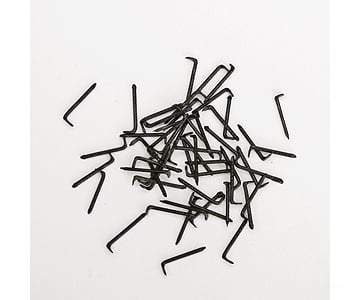 Micro Engineering A 30106 Blackened Metal Spikes - Small 1/4’’ Long Pkg(1 000) Approximately