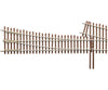 Micro Engineering HO 14717 Code 83 Ladder Track System Turnout - #5d Right Hand Intermediate Ladder Track & Turnouts