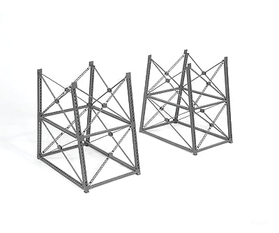 Micro Engineering Ho 75546 Tall Steel Viaduct Height Extension -- Two-Story For Two Towers