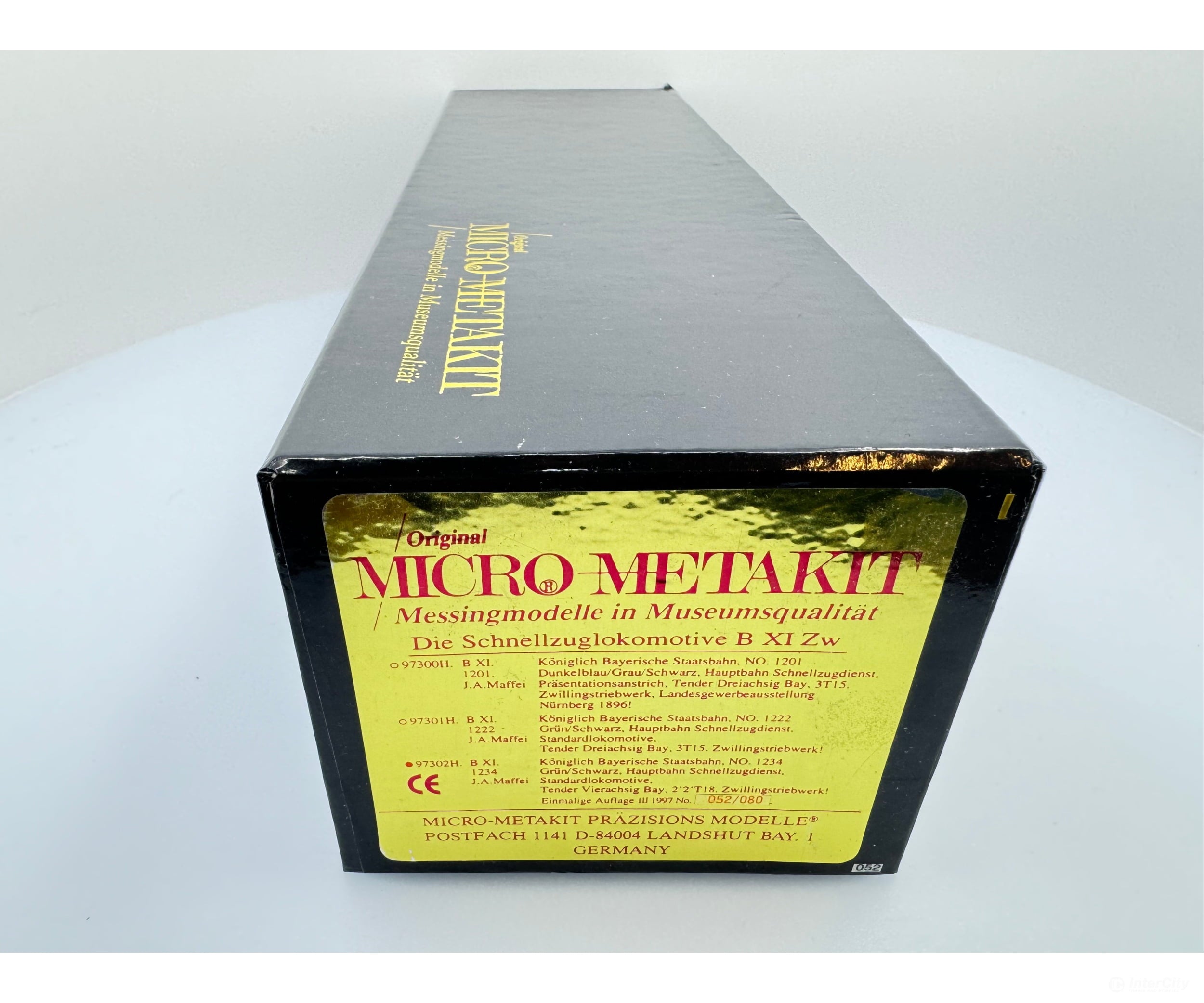Micro Metakit 97302H Ho Bay. Bxi Steam Locomotive No.1234 Green/Black Livery European Locomotives