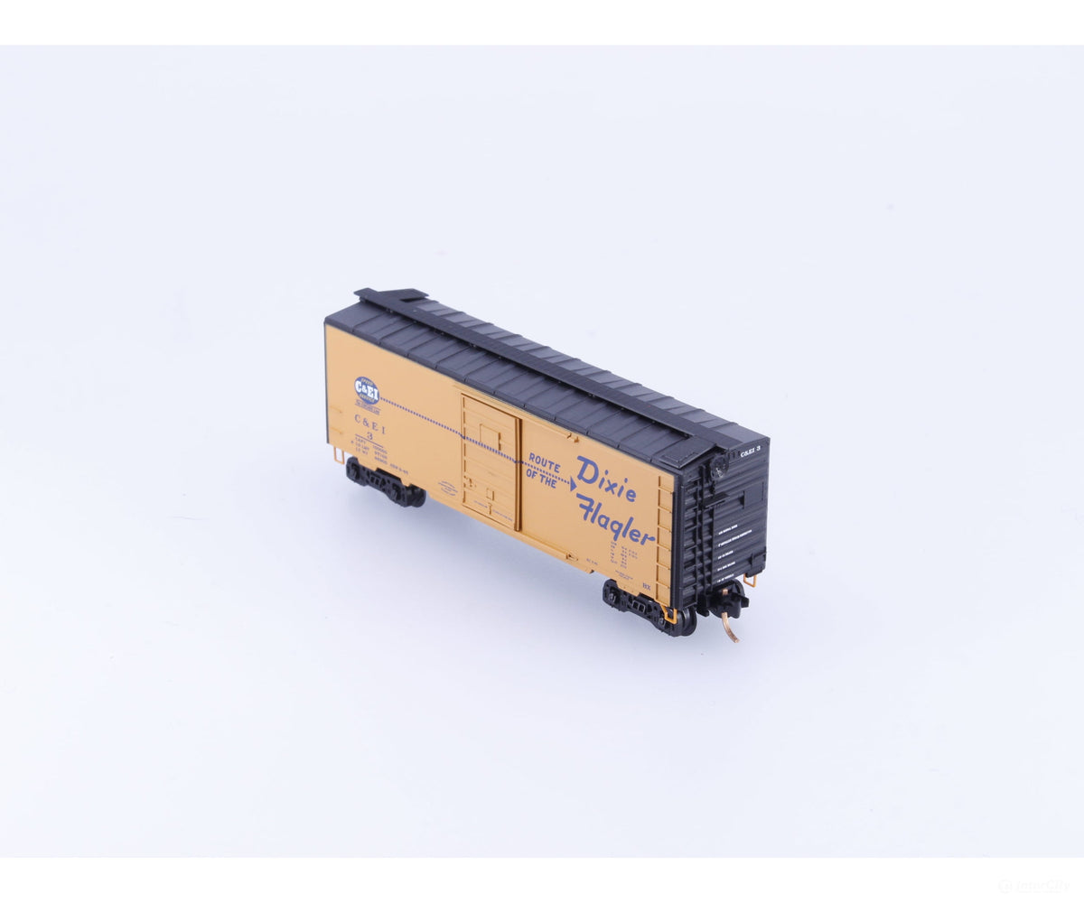 Micro Trains 020 00 703 N 40’ Standard Box Car Chicago & Eastern Illinois (CEI) C&EI 3 - Freight Cars