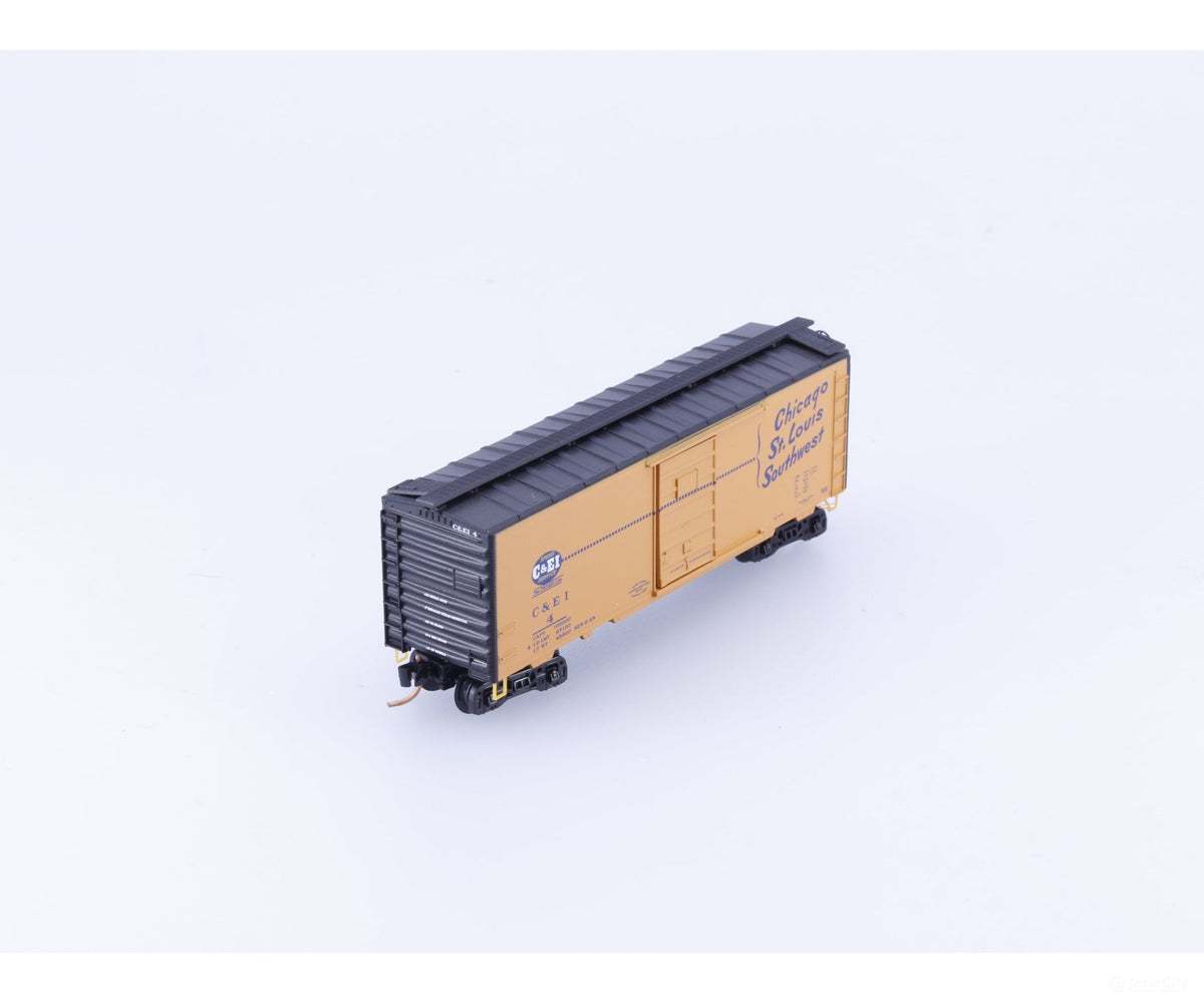 Micro Trains 020 00 704 N 40’ Standard Box Car Chicago & Eastern Illinois (CEI) C&EI 4 - Freight Cars