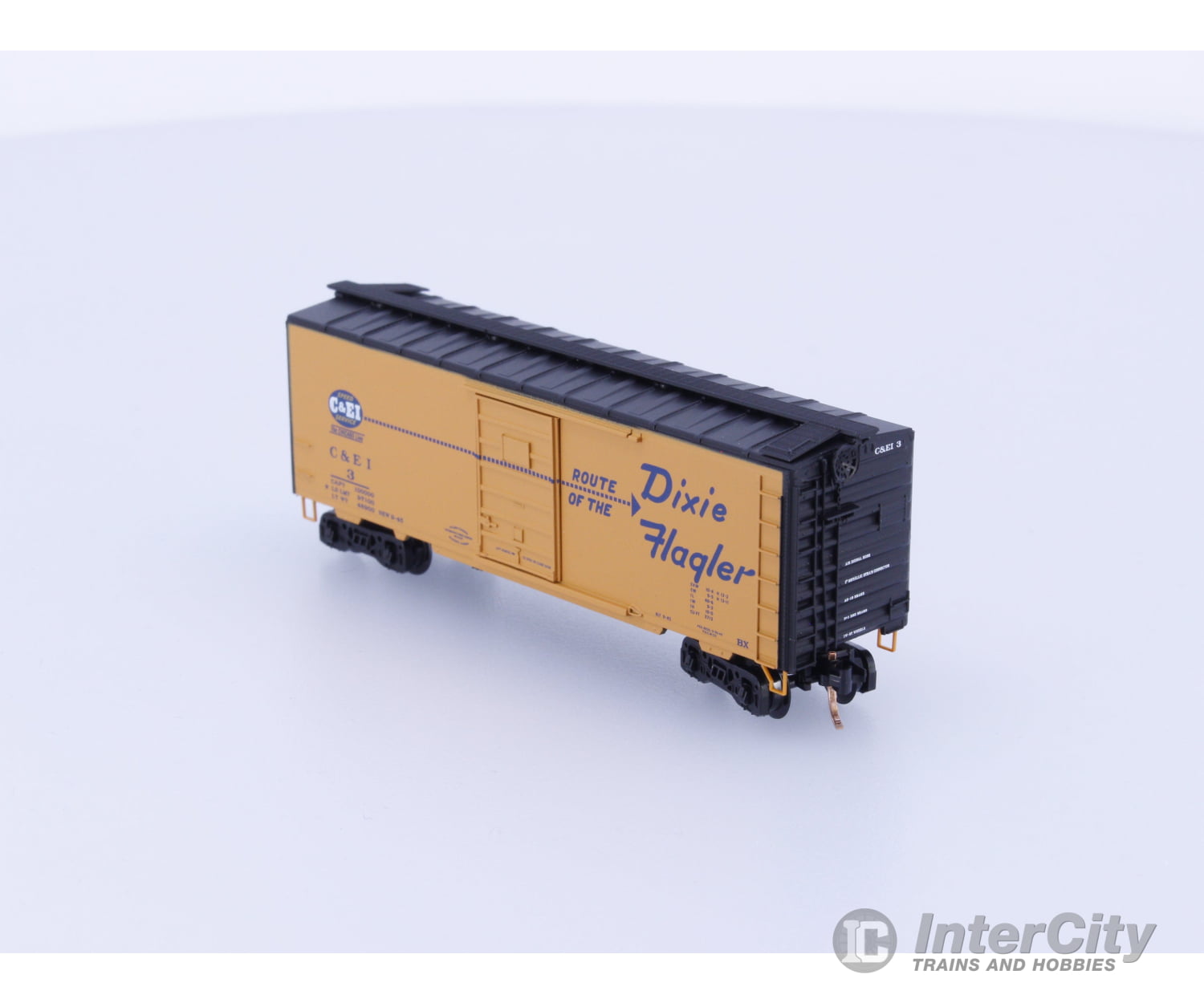 Micro Trains 02000703 N Boxcar 40’ PS-1 Chicago & Eastern Illinois C&EI Chicago & Eastern Illinois (CEI) 3 Freight Cars