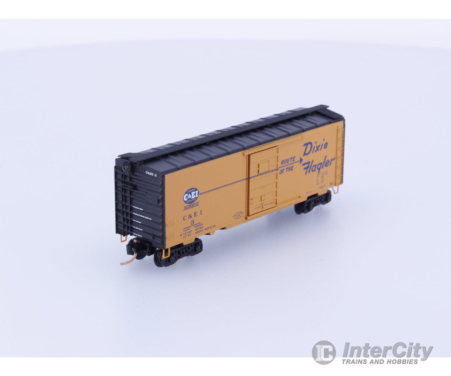 Micro Trains 02000703 N Boxcar 40’ PS-1 Chicago & Eastern Illinois C&EI Chicago & Eastern Illinois (CEI) 3 Freight Cars