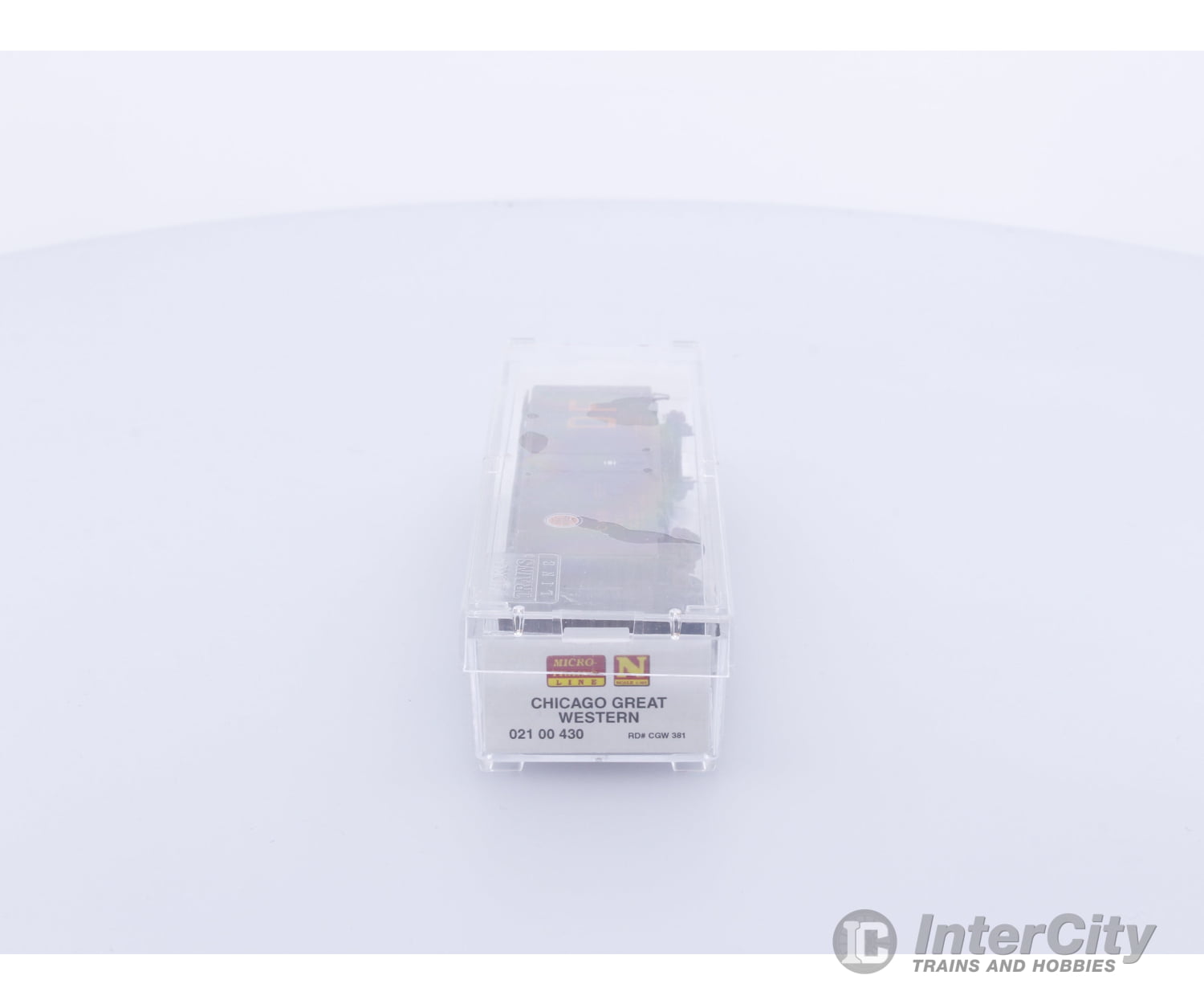 Micro Trains 02100430 N Boxcar 40’ Steel Plug Door Chicago Great Western (CGW) 381 Freight Cars