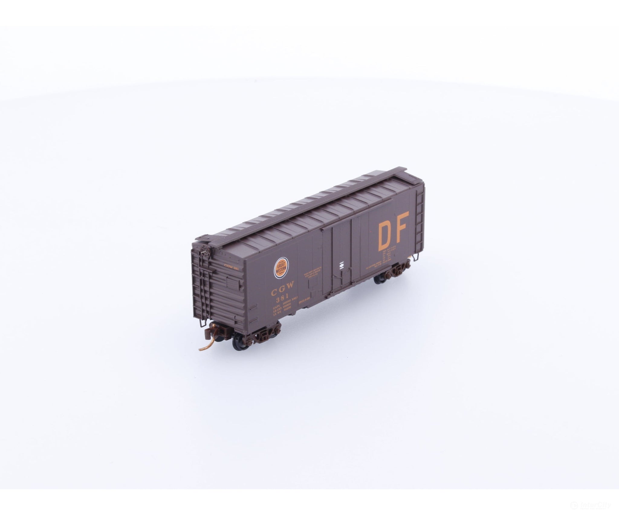 Micro Trains 02100430 N Boxcar 40’ Steel Plug Door Chicago Great Western (CGW) 381 Freight Cars