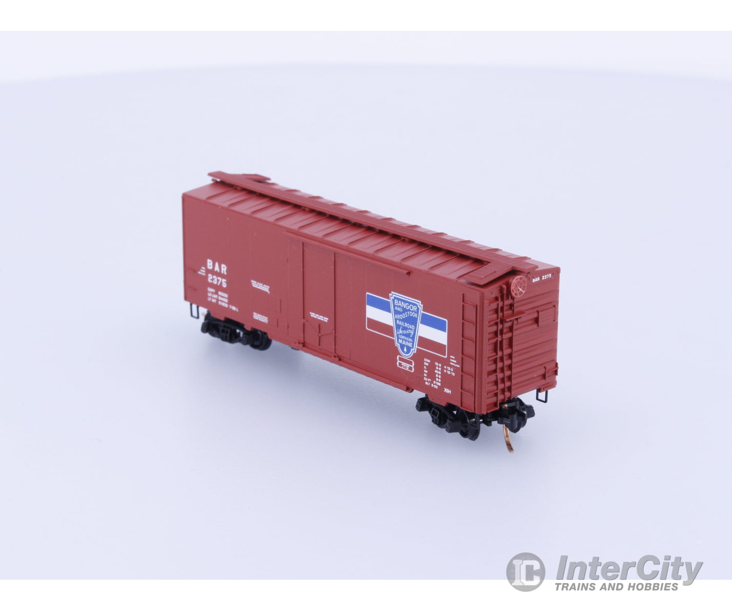 Micro Trains 02100580 N Boxcar 40’ Steel Plug Door Bangor and Aroostook BAR 2375 Freight Cars
