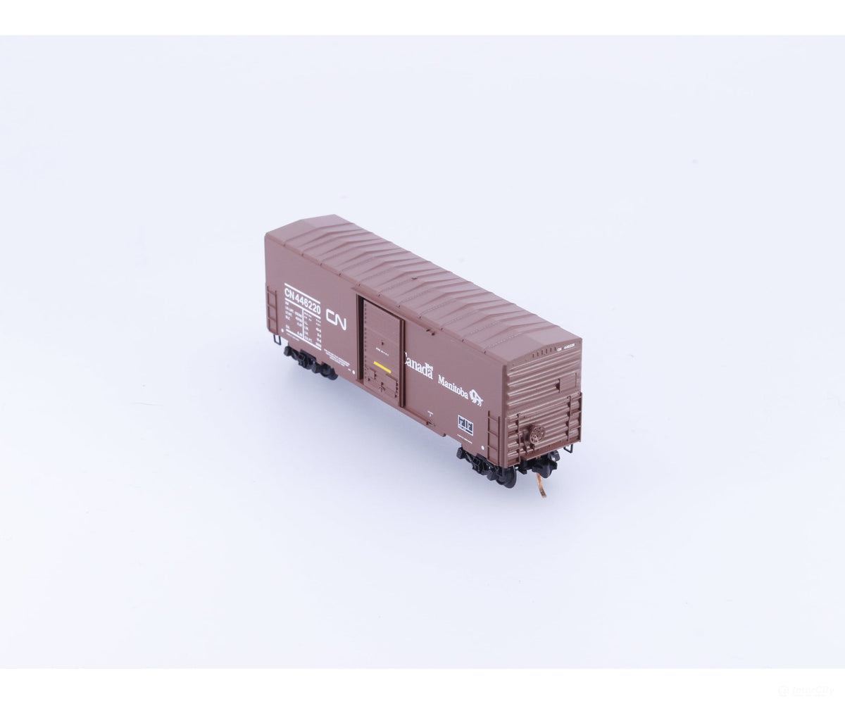 Micro Trains 02400280 N Boxcar 40’ PS-1 Canadian National (CN) 446220 - Freight Cars