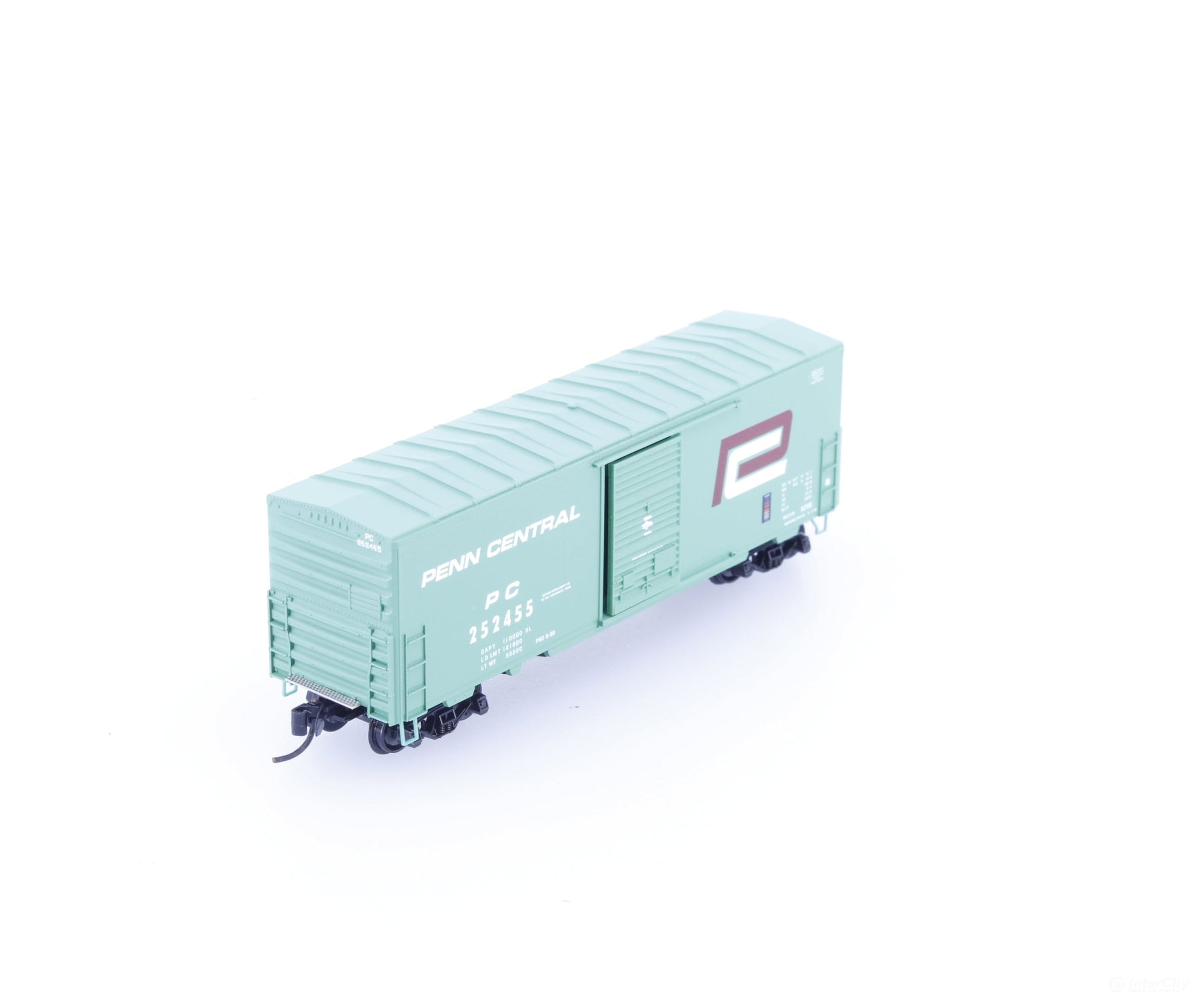 Micro Trains 02400520 N 40’ Single Door Boxcar 50th Anniversary Line Penn Central (PC) 252455 - Freight Cars