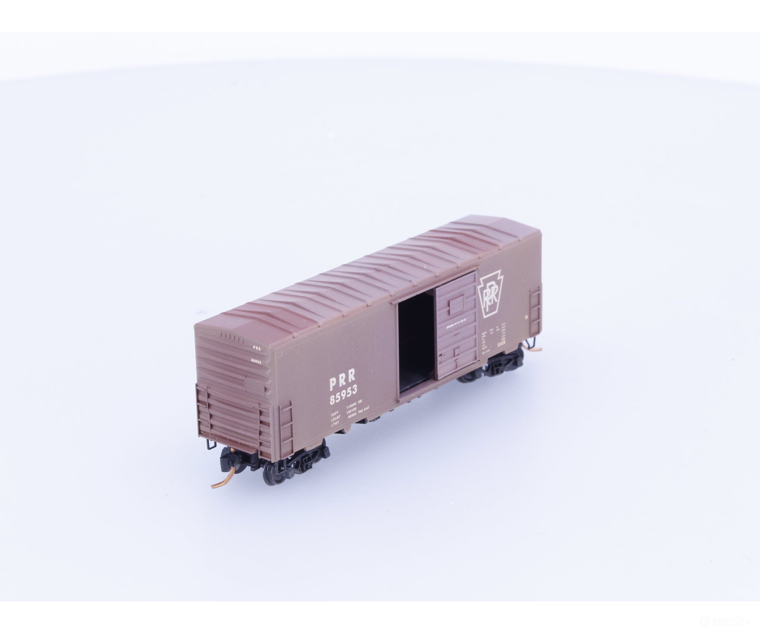 Micro Trains 02444180 N 40’ Single Door Boxcar Weathered Pennsylvania Railroad (PRR) 85953 - Freight Cars