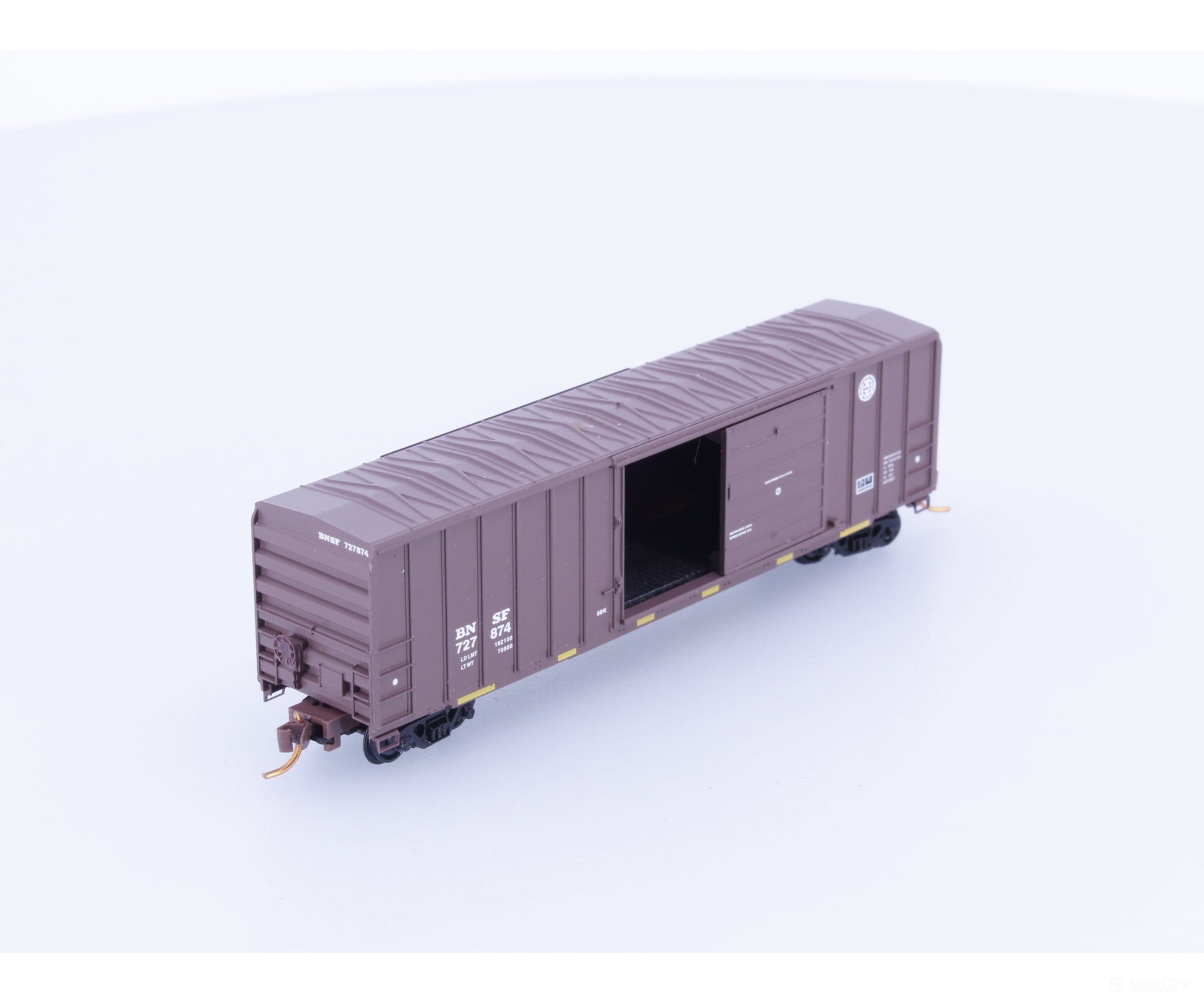 Micro Trains 02500740 N 50’ FMC Single Door Boxcar Burlington Northern Santa Fe (BNSF) 727874 Freight Cars