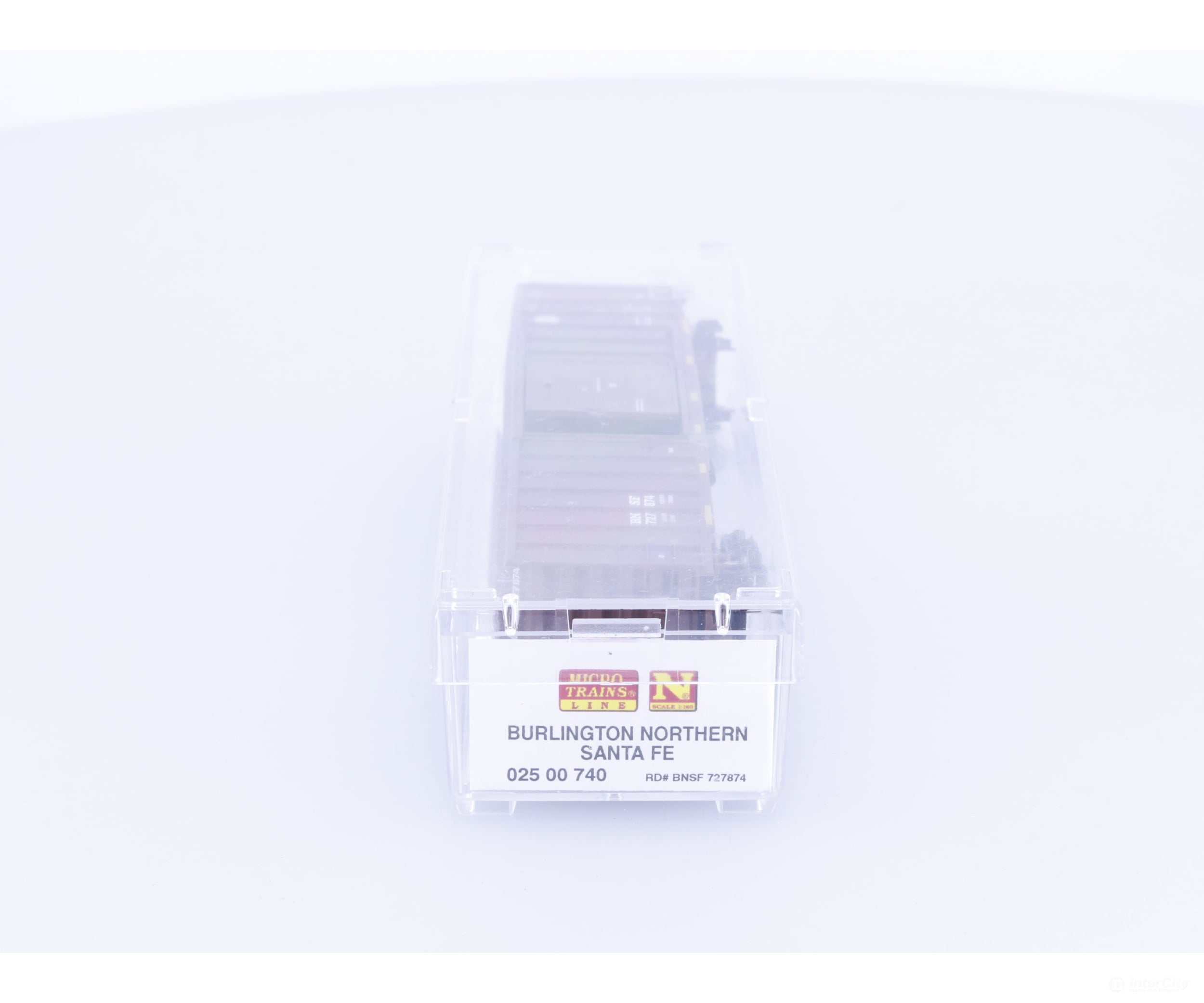 Micro Trains 02500740 N 50’ FMC Single Door Boxcar Burlington Northern Santa Fe (BNSF) 727874 Freight Cars