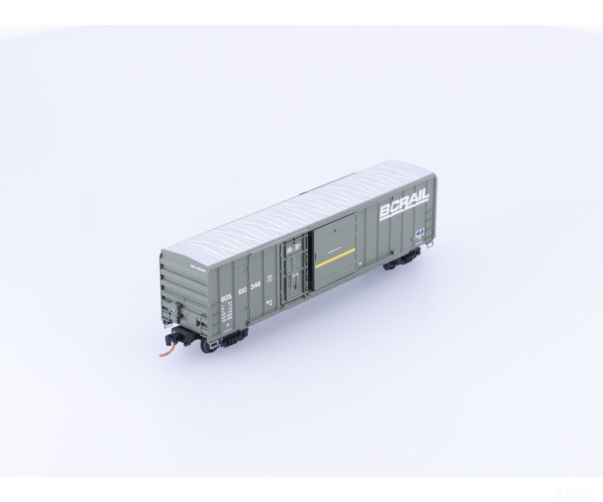 Micro Trains 02600050 N 50’ Combination Door Box Car #2 British Columbia Railway (BCOL) 100348 - Freight Cars