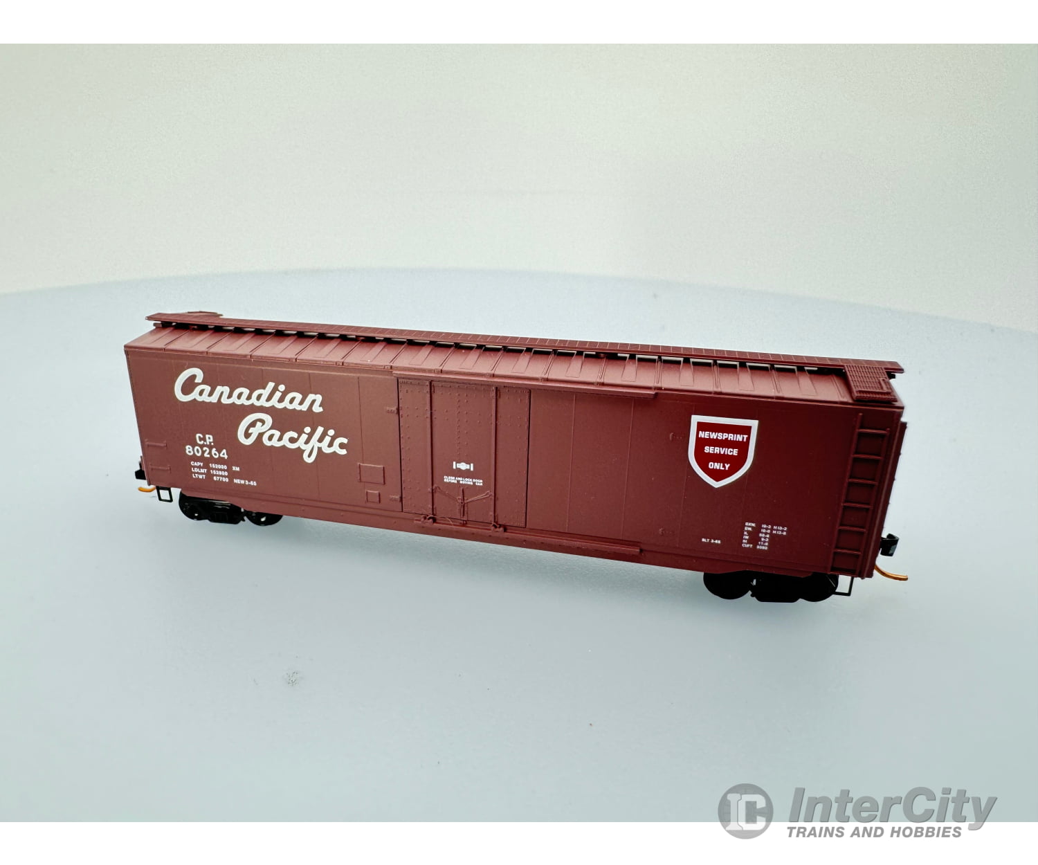 Micro Trains 03200170 N 50’ Standard Box Car Plug Door Canadian Pacific (Cp) Cp 80264 Freight Cars