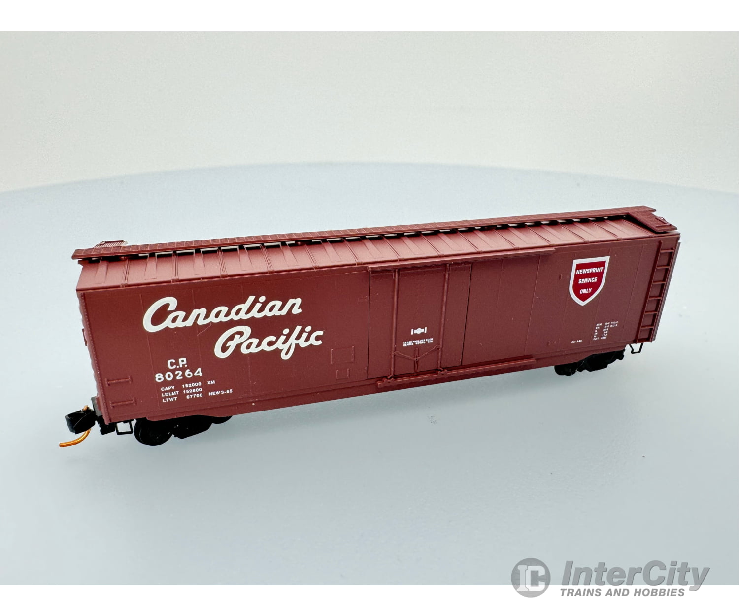 Micro Trains 03200170 N 50’ Standard Box Car Plug Door Canadian Pacific (Cp) Cp 80264 Freight Cars