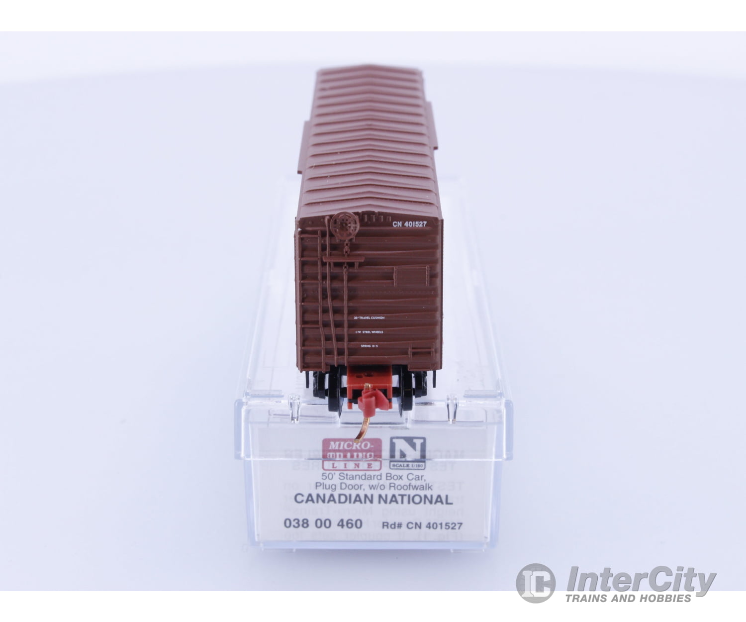 Micro Trains 038 00 460 N 50’ Standard Box Car Plug Door Canadian National (CN) 401527 Freight Cars