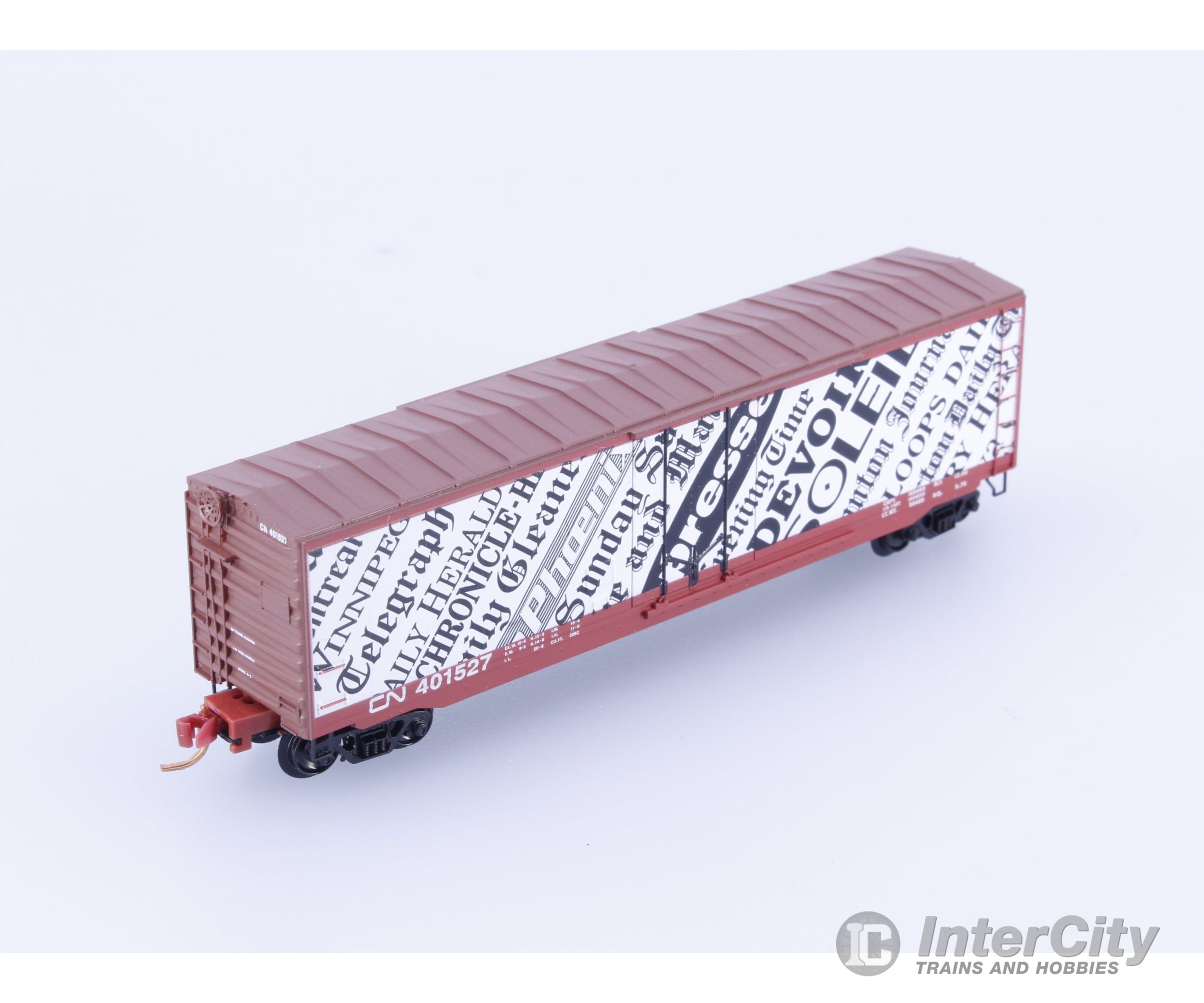Micro Trains 03800460 N 50’ Plug Door Boxcar Canadian National (CN) 401527 Freight Cars