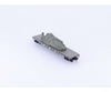 Micro Trains 04500182 N 50’ Fishbelly Side Flat Car w/ Cannon Load United States Army (USAX) 38068 - Freight Cars