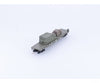 Micro Trains 04500183 N 50’ Fishbelly Side Flatcar w/ Half Track Load United States Army (USAX) 38036 - Freight Cars
