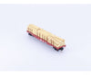 Micro Trains 04500280 N 50’ Flat Car Fishbelly Side w/ Log Load #6 Canadian Pacific (CP) 301227 - Freight Cars