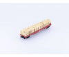 Micro Trains 04500280 N 50’ Flat Car Fishbelly Side w/ Log Load #6 Canadian Pacific (CP) 301227 - Freight Cars