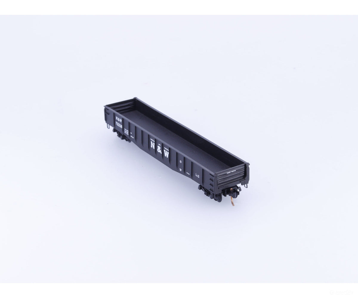Micro Trains 04600190 N 50’ Fishbelly Side Gondola w/ Drop Ends Norfolk & Western (NW) 72216 - Freight Cars