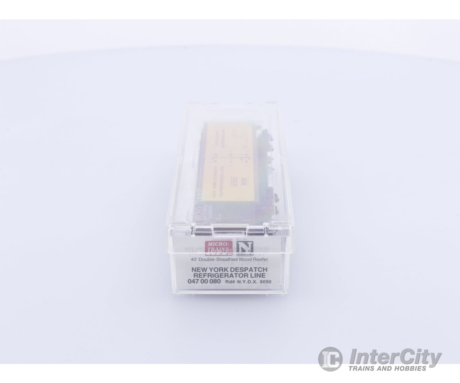 Micro Trains 04700080 N Reefer 40’ Wood Sheathed New York Despatch Refrigerator Line NYDX 8050 (#2) Freight Cars