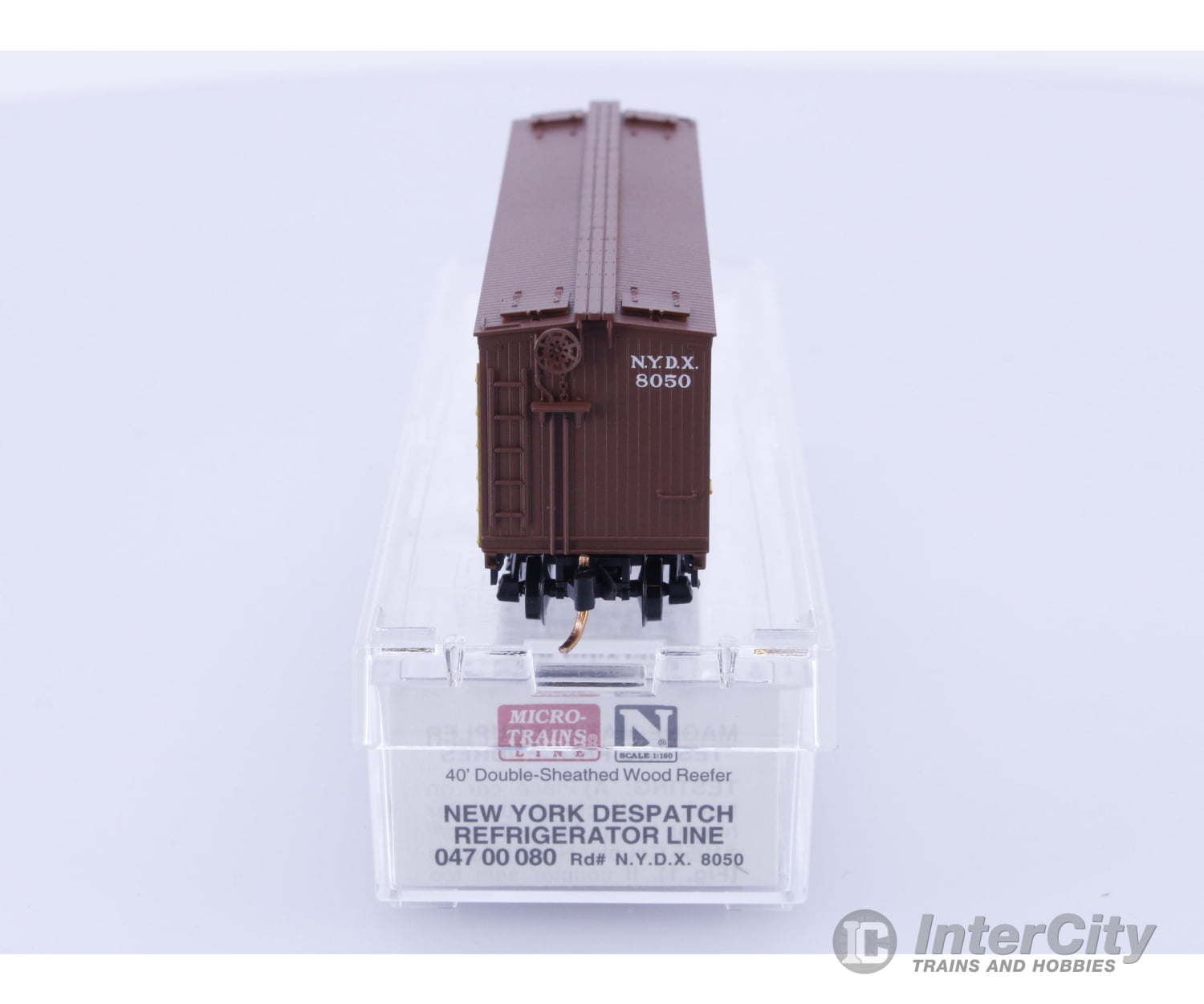 Micro Trains 04700080 N Reefer 40’ Wood Sheathed New York Despatch Refrigerator Line NYDX 8050 Freight Cars